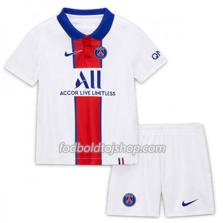 Paris Saint-Germain Børn Udebane Fodboldsæt 2020-21 S/S (+ Korte bukser)